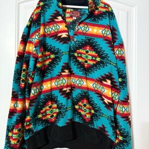 Men's Multicolor Patterned Shirt Jacket